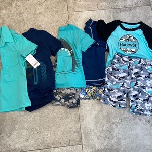 Boys 4T Lot of 9 items Carter’s, Hurley, Jumping Beans